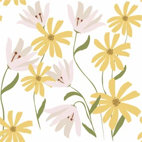 Бумага для подарков, Be Smart, 70х100 см, April, цветы