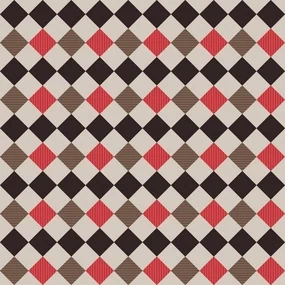 Бумага для подарков, Be Smart, 70х100 см, Cage, красный