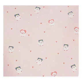 Бумага для подарков, Be Smart, 70х100 см, Love, розовый