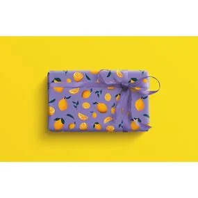 Бумага упаковочная БУММАГИЯ Лимоны