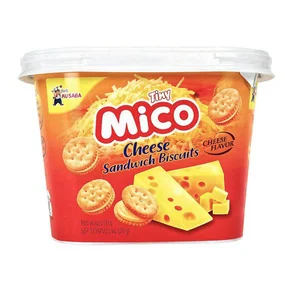 Печенье Tiny Mico Cheese Sandwich Biscuits со вкусом сыра 36г