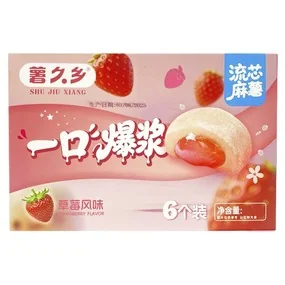 Моти ShuJiuXiang Liu Xin со вкусом клубники, 156г