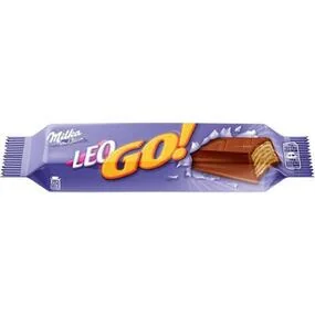 Вафли шоколадные Milka Leo Go 48г