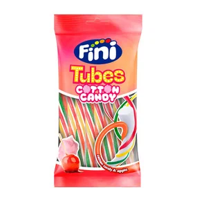 Мармелад Cotton Candy Tubes Палочки Сладкая Вата и Яблоко 80г