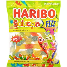 Мармелад Fizzy Worms кислые червячки 160г