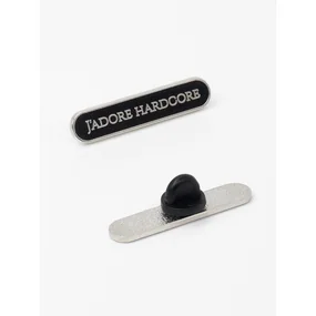 Значок эмалированный J'adore Hardcore