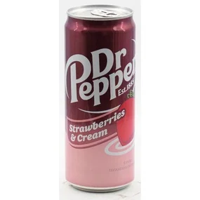 Напиток Dr Pepper Strawberries&Cream, 330мл
