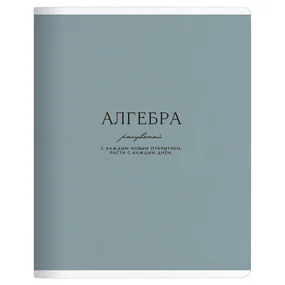 Тетрадь общая ученическая, Be Smart, 165х203мм, 48л, клетка, скрепка, Пионы/Peony, алгебра