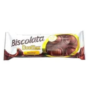 Вафли Biscolata DuoMax Hazelnut с ореховой начинкой 44г