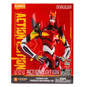Фигурка-констуктор ЕVA-02 Action Edition, Blokees Neon Genesis Evangelion