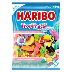 Мармелад Haribo Tropifrutti Limited Typ Joghurt с йогуртовым тропическим вкусом, 160г
