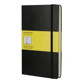 Блокнот "Classic Squared" Large, 120 листов, в клетку, черный