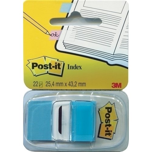 Клейкие закладки голубые закладки клейкие post it study пластиковые 12 мм 4 цвета х 24 шт
