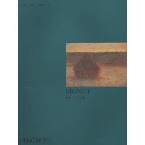 Monet faces a black and white book
