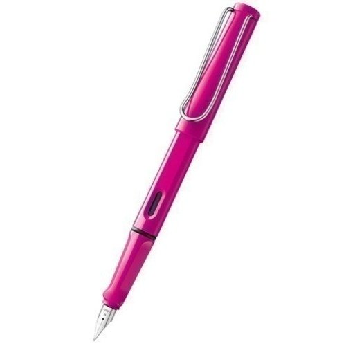 Ручка перьевая "013 Safari" F, розовая