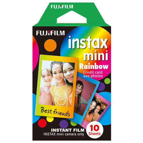 Фотопленка Fujifilm Instax Mini Rainbow WW 1 64 кармана фотоальбом 3 для fujifilm instax mini 8 9 7s 50 90 пленка