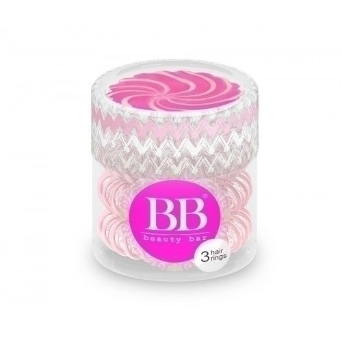 Резинка для волос, розовая лента