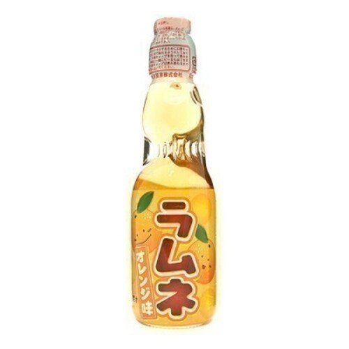 Лимонад Lemonade Ramune Pop Orange Flavor со вкусом апельсина набор ramune японский лимонад matcha cola original