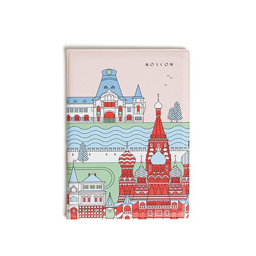 Обложка для паспорта "Дореволюционная Москва"