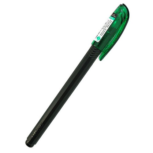Гелевая ручка Energel , 0,7 мм, черный корпус, зеленая