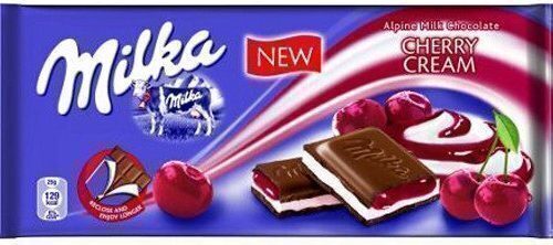 Шоколад Milka Cherry Cream 100g Германия