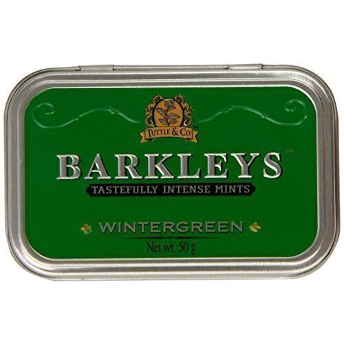 Леденцы Barkleys Mints Wintergreen, 50 г fun food barkleys леденцы barkleys mints cinnamon apple корица яблоко