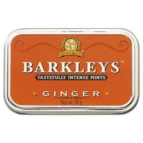 Леденцы Barkleys Mints Ginger имбирь fun food barkleys драже шоколадное barkleys chocolate mint