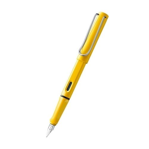 Ручка перьевая "018 Safari" F, 0,5 мм, желтая