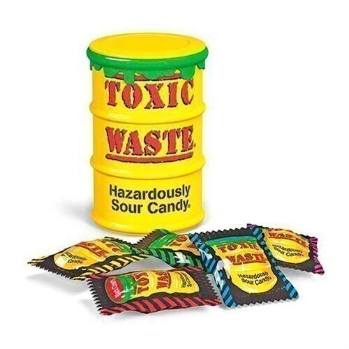 Леденцы Toxic, 42 г леденцы caramila lollipops toxic candy – вкус арбуз экстремально кислые