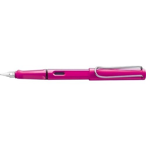 перьевая ручка lamy al star black перо m 4000528 Ручка перьевая Safari 013, розовый корпус