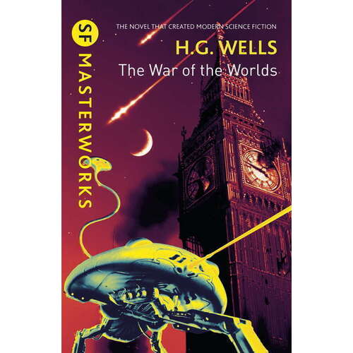 Herbert George Wells. War of the Worlds tower wells everything ravaged everything burned