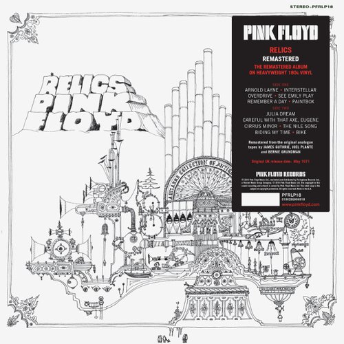 Виниловая пластинка Pink Floyd – Relics LP виниловая пластинка parlophone pink floyd delicate sound of thunder