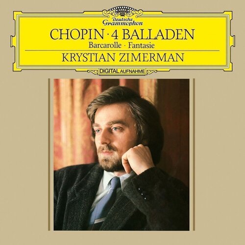 Виниловая пластинка Chopin, Krystian Zimerman – 4 Balladen, Barcarolle, Fantasie LP liszt krystian zimerman