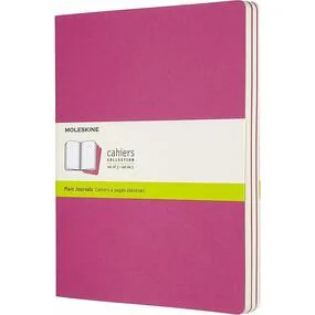 Блокнот "Cahier Journal" Xlarge, 60 листов, нелинованный, 19 х 25 см, розовый неон