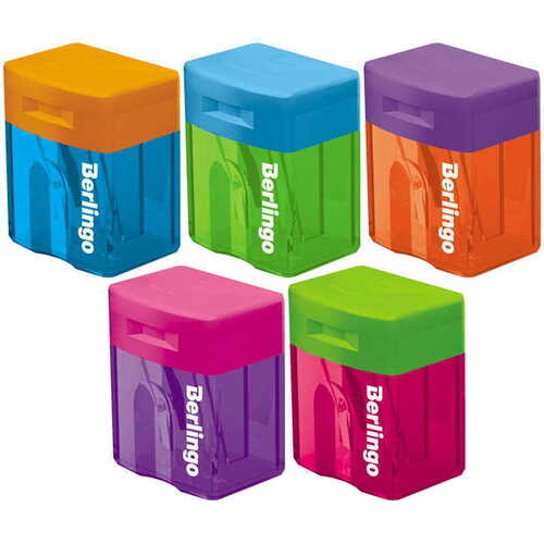 Точилка пластиковая quotFuze quot 1 отверстие в ассортименте 150₽