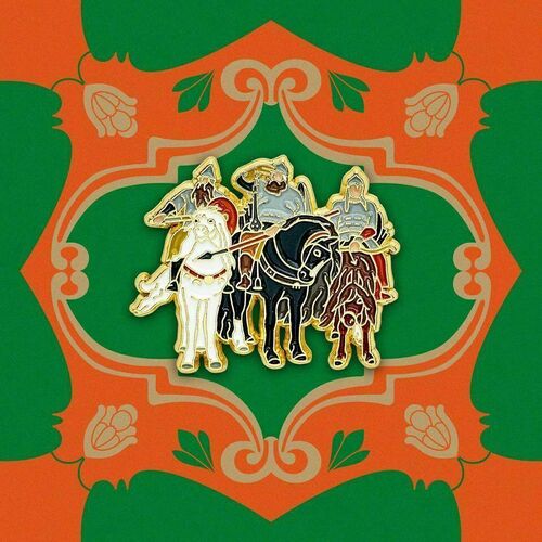 Значок металлический Heart Of Moscow Богатыри 260₽