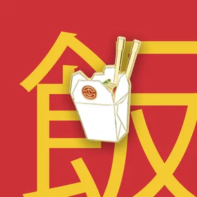 Значок металлический Heart Of Moscow Лапша