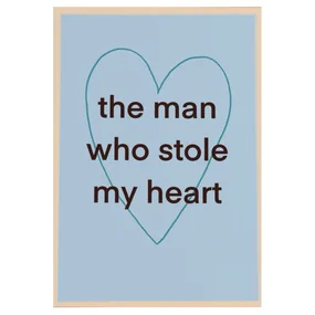 Открытка "Man stole heart"