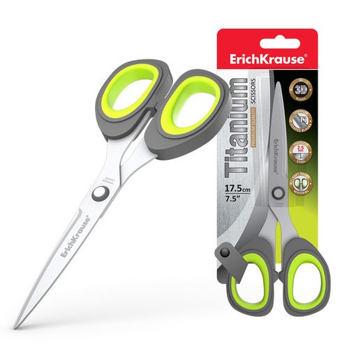 Ножницы ErichKrause Titanium 175 см 530₽