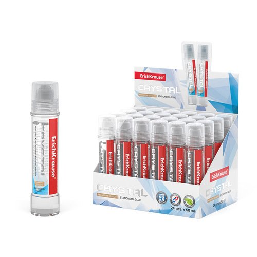 Клей канцелярский ErichKrause Crystal 50 мл 110₽