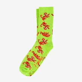 Носки 7 пятниц Тигры, 35-40, салатовые