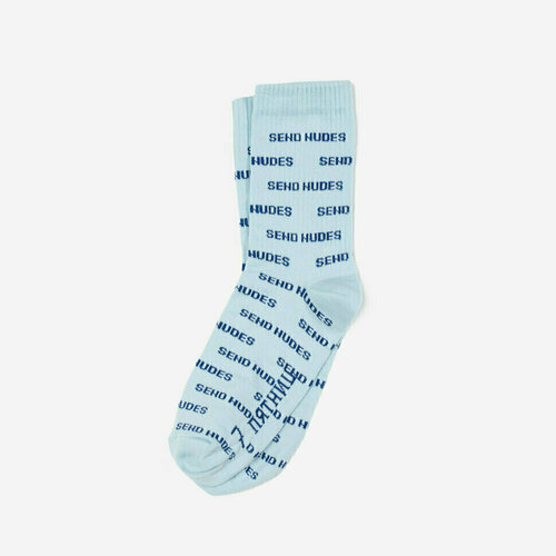 Носки 7 пятниц Send Nudes 35-40 голубые 490₽