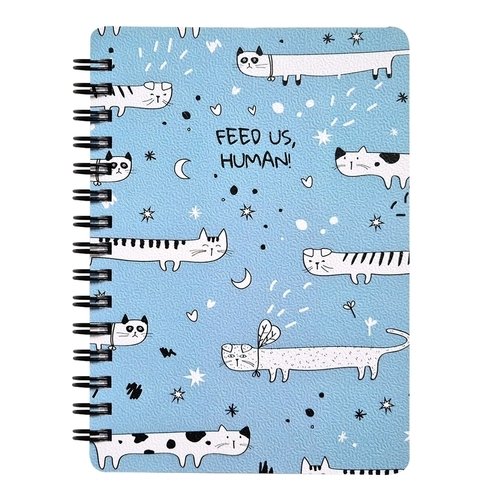 

Блокнот Be Smart, коллекция Feed Us, Коты, 120 листов, в клетку, 10,2 х 14,2 см