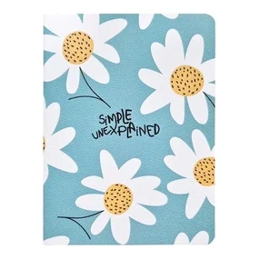 Блокнот Be Smart, коллекция Simple, Ромашки, в клетку, 32 листа, 10,5 х 14 см