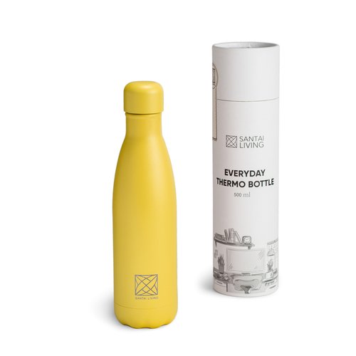 Термобутылка для воды Santai Living Everyday, 500 мл, желтая