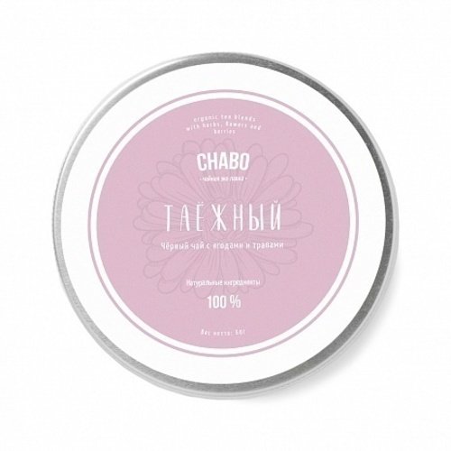 Чай ChaBo Таежный в банке черный 65 г 550₽