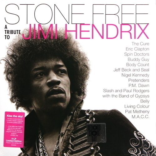 various artists – stone free a tribute to jimi hendrix coloured vinyl 2 lp Виниловая пластинка Various Artists - Stone Free (A Tribute To Jimi Hendrix) (Clear And Black) 2LP