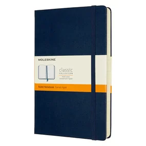 Блокнот Moleskine Classic Expanded Large, 130 х 210 мм, 400 страниц, линейка, твердая обложка, синий сапфир