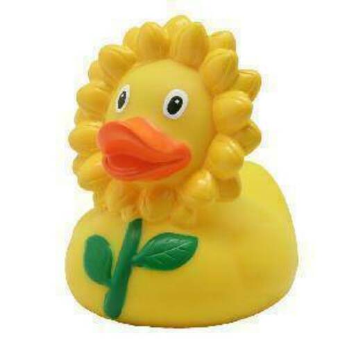 Резиновая уточка Funny Ducks Подсолнух игрушка для ванной funny ducks уточка овечка