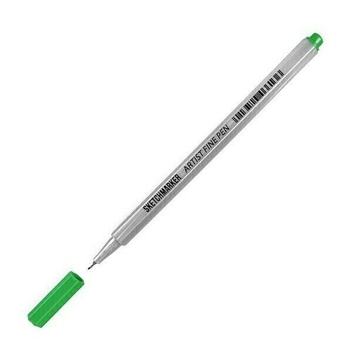 Ручка капиллярная Sketchmarker Artist fine pen, цвет Зеленый